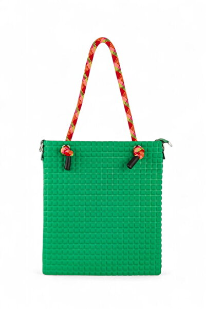 Bilik Deri Scuba Green Women's Shoulder Bag Barbie