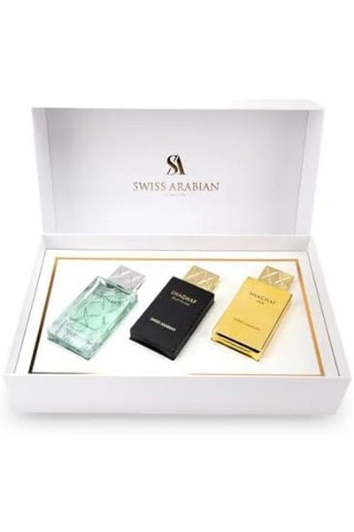SWISS ARABIAN Shaghaf Gift Set by Swiss Arabian, 225 ml Perfume with 3 Variations