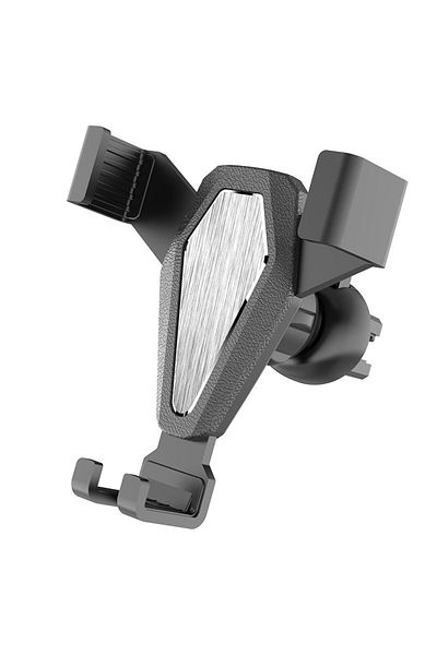 Hurtel Suport auto Gravity pentru smartphone pe gura de ventilație, argintiu