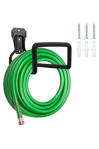 Lumely Metal Garden Hose Holder, Holders for Water Hose, Extension Cords,for Outside Yard