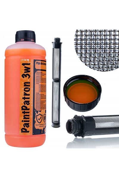 Rosfix PŁYN CZYSZCZĄCY DO AGREGATU MALARSKIEGO L+FILTR PALUSZKOWY 60MESH GRACO FTX