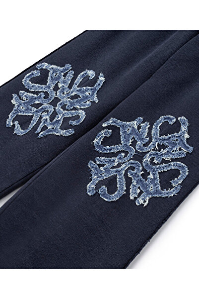 Twist Denim Applied Pants