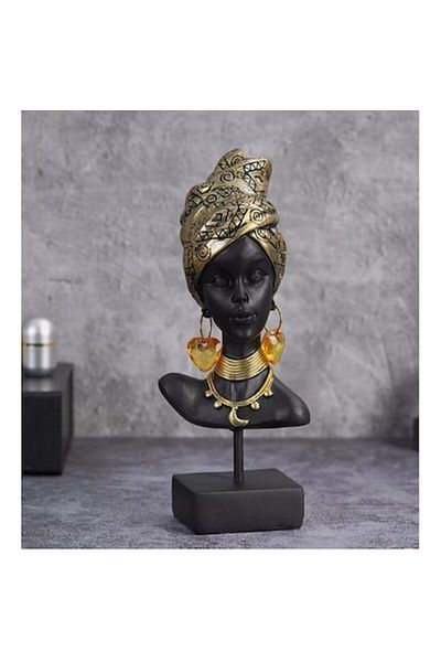 BLA BLA FOAM Decorative Figurine, African Woman, 24 cm