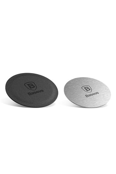 Baseus Capace metalice autoadezive pentru suporturi magnetice de telefon, argintii