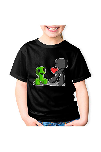 OEM Tricou copii Baby Creeper Enderman Minecraft