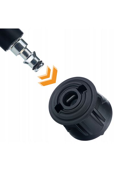 Rosfix M22-Lavor Adapter Click - Redukcja gwintu M22x1,5 do węża LAVOR | 160 bar | Trzpień 14 mm | Do myjek