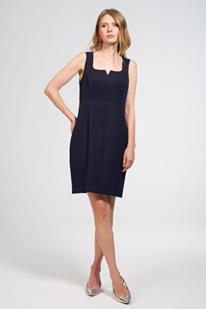 Journey Kare Yaka-Damla Detaylı, Elbise