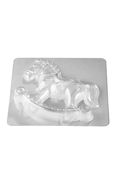 Pavoni Set of 2 Rocking Horse chocolate molds, 175×55×155mm
