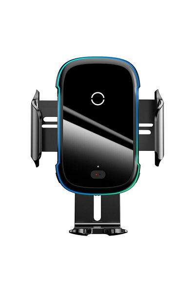 Baseus Suport automat pentru mașină electrică, încărcător wireless Qi, 15W, negru