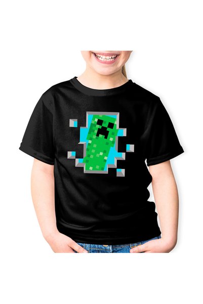 OEM Tricou copii Creeper Blue Sky Minecraft