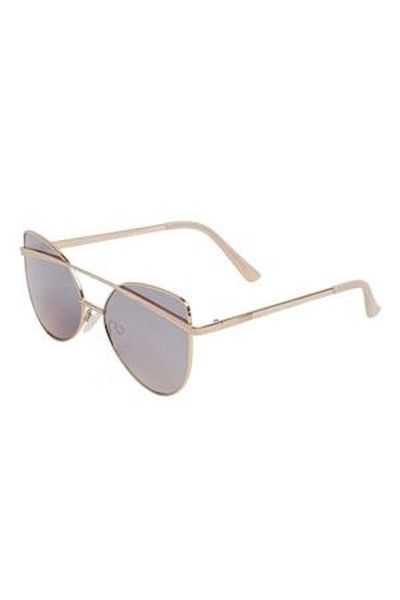 Guess , Cat Eye Sunglasses, Rose Gold, 56-16-140