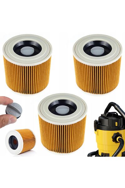 Rosfix 3x Filtr zmywalny do odkurzacza Kärcher MV2 MV3 WD2 WD3