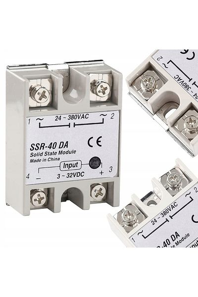 Rosfix Przekaźnik półprzewodnikowy SSR-40 DA 40A 24-380VAC LED