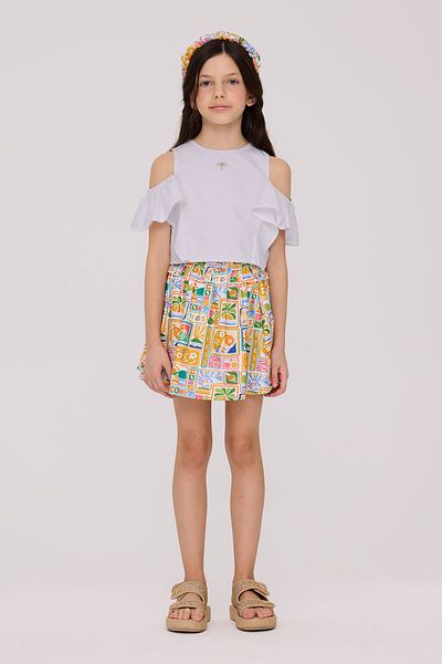 Tyess Girl White Blouse