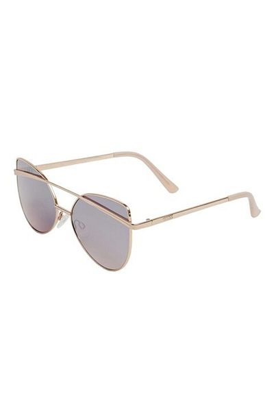 Guess , Cat Eye Sunglasses, Rose Gold, 56-16-140