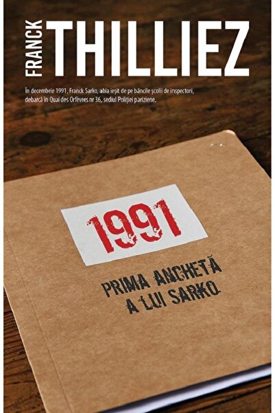 Editura Tritonic 1991. Prima ancheta a lui Sharko, Franck Thilliez