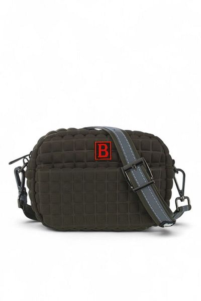 Bilik Deri Scuba Khaki Women's Crossbody Bag Ball
