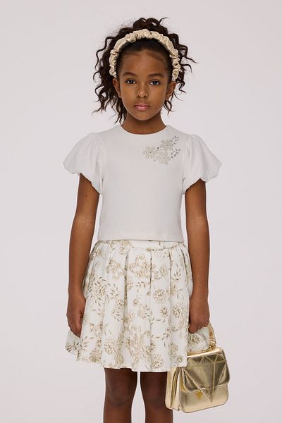 Tyess Girl White Blouse