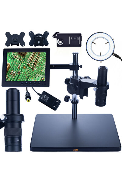 Rosfix Microscop digital Earth Pro MCEP-0.5X + ecran de 8 inch + suport pentru microscop digital