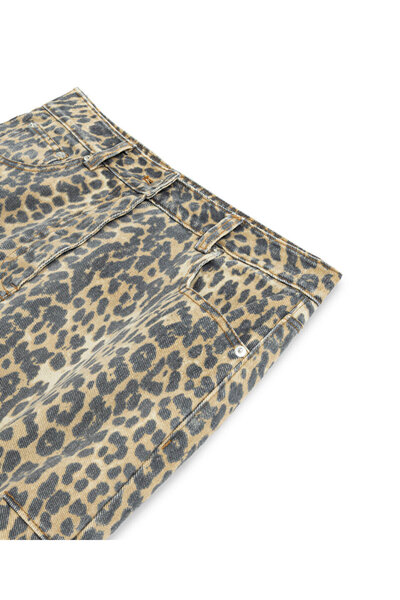 Twist LEOPAR DESEN NON DENİM PANTOLON