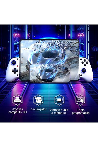 A ATAB Wireless Gaming Controller, Extendable For Phone/Tablet (143-260MM), Programmable Keys