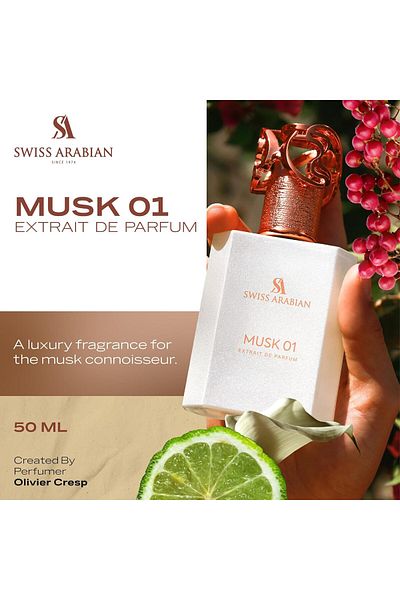 SWISS ARABIAN Musk 01 Eau de Parfum Unisex - 50ml