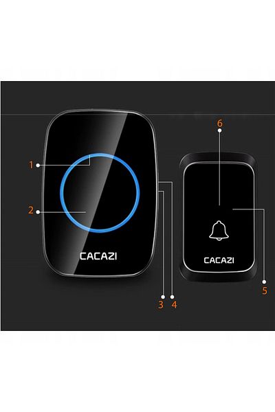 Rosfix Sonerie wireless Cacazi IP44 cu o rază de acțiune de 300 m