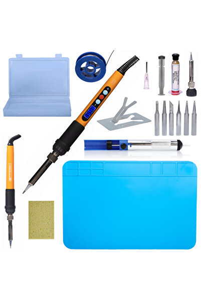Rosfix Set de instrumente de lipit Electric S 17 în 1, ediție Premium, cu fie...