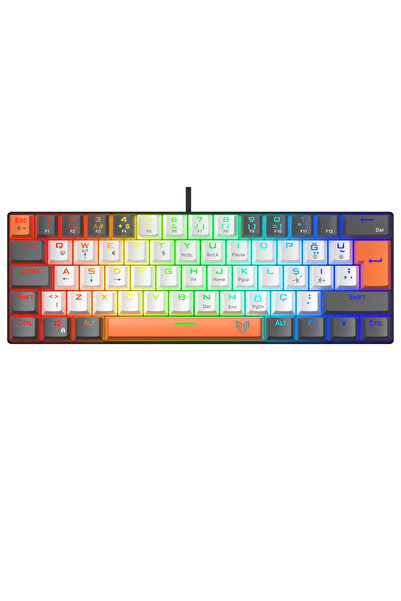 Blueforce Striker Rgb Mekanik Gaming Oyuncu Klavyesi Red Switch Q TR Mix Renk