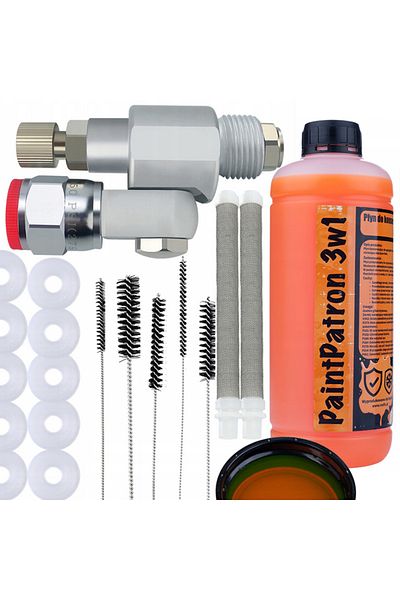 Rosfix Set întreținere Rosfix: Zawór CleanShot, 10 garnituri, 2 filtre, soluție 1L