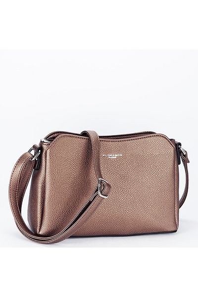 Flora&Co Paris Casual Metallic Brown Bag F2516 M9