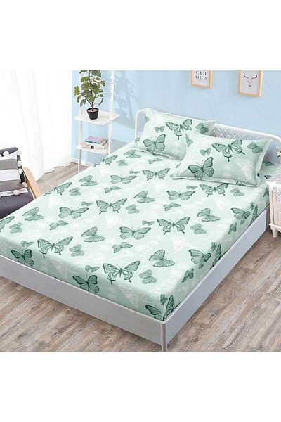 Patul Bed cover with elastic + 2 pillowcases, Pucioasa, Double bed 180x200