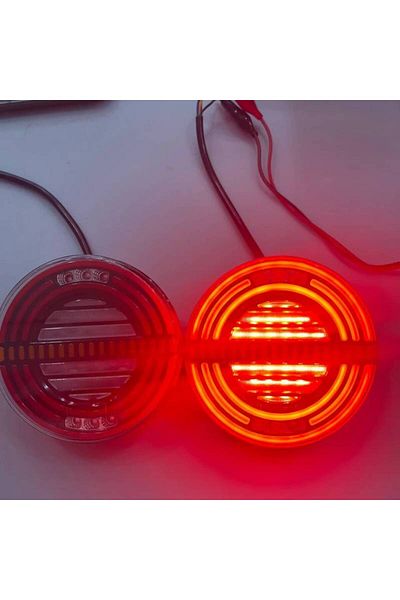 BGRJ Automotive Stopuri LED BG064, 12-24V, efect neon poziție, semnalizare dinamică