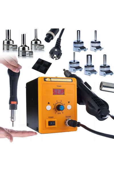 Rosfix Statie de lipire Hot-Air 858D + 8 duze