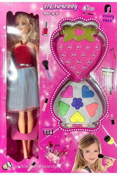 Limon Oyuncak TEKLİ KUTULU BEBEKLİ MAKYAJ SETİ