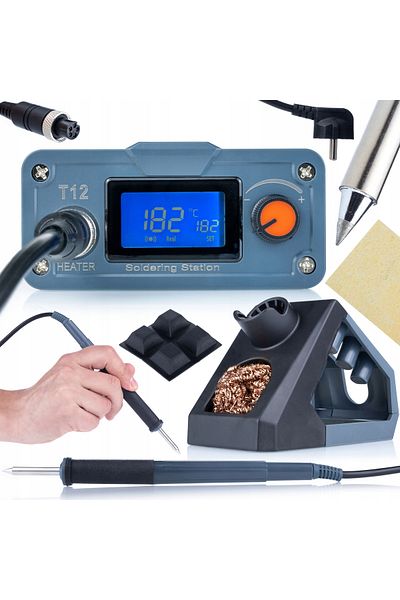 Rosfix Statie de lipit T12 Orange OLED PRO + groti T12 + Saltea siliconică