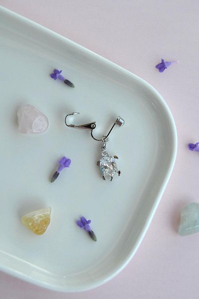 Sacce Scarves&Accessories Turtle Figured Holeless Belly Piercing