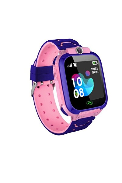 Blusmart Smartwatch for Kids Q12 with Phone Function, Camera, Anti-Loss, GPS, Pink