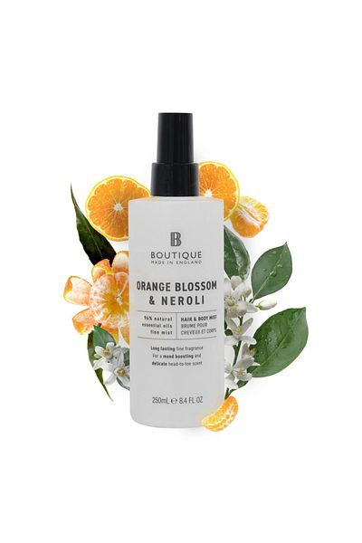 Boutique Hair & body spray with orange blossom & neroli scent, Boutique, 250 ml