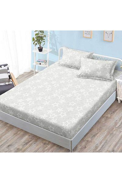 Patul Bed cover with elastic + 2 pillowcases, Pucioasa, Double bed 180x200