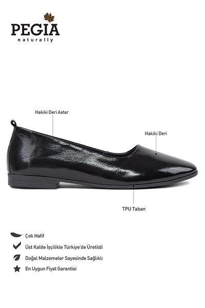 Pegia Genuine Leather Classic Ballerinas Dg6050