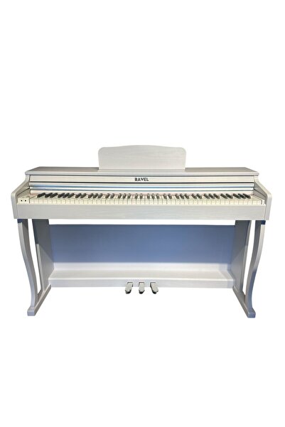 müzikhane Ravel Rdp120 Beyaz Digital Piyano Hammer Action Tuş Tabure Kulaklık Dahil