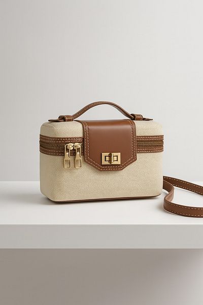 Shoebuo Women's Straw Strap Hand and Shoulder Bag