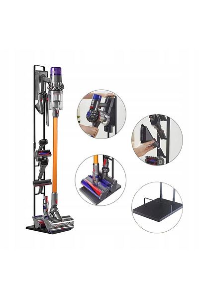 Rosfix Suport cu stație de andocare pentru aspirator Dyson și accesorii V15 V12 V11 V10 V8 V7 V6