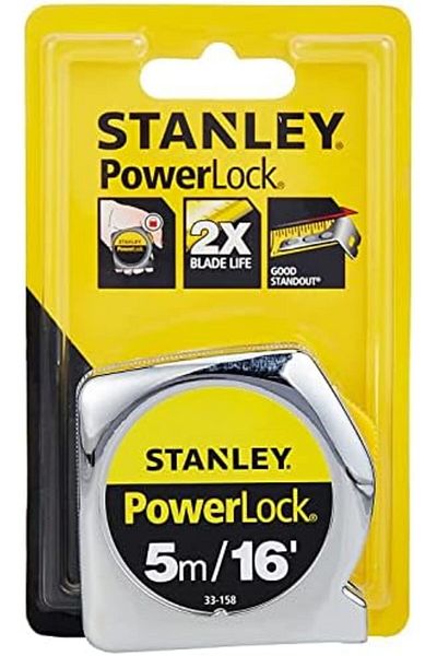 Stanley - POWER LOCK: Tape Measure - 5M/16 Inch