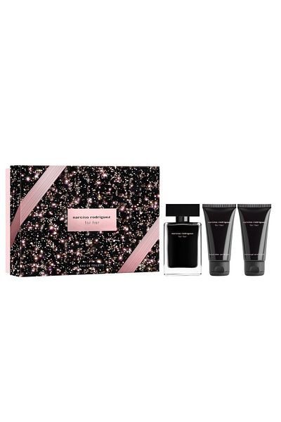 Narciso Rodriguez For Her Gift Set, Eau de Toilette 50 ml + Body Lotion, 50 ml + Shower Gel, 50 ml