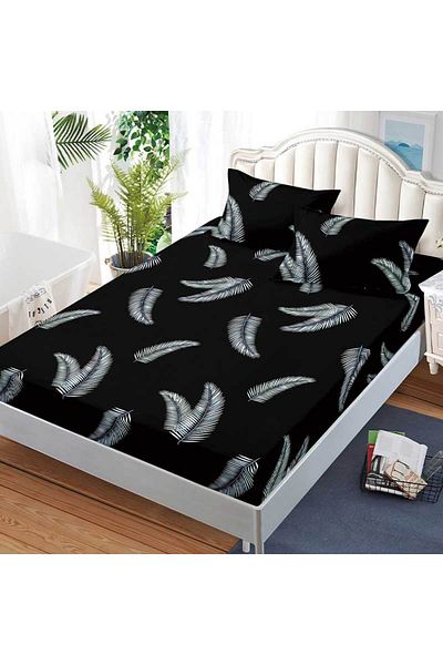 Patul Bed cover with elastic + 2 pillowcases, Pucioasa, Double bed 180x200