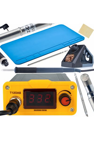 Rosfix Statie de lipit Akbash T12OAS Electric PRO, 3 Groturi + Mată Siliconică