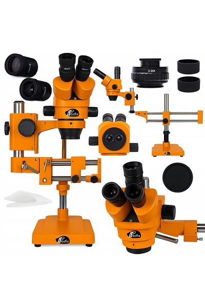 Rosfix Jupiter Pro MSJP-T-SDMS1-O | Microscop stereo trinocular | Seria Orange | 7x-50x