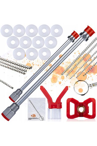 Rosfix Set Pistol Vopsit Lanci 50/100cm + Accesorii Curățare + Garnituri